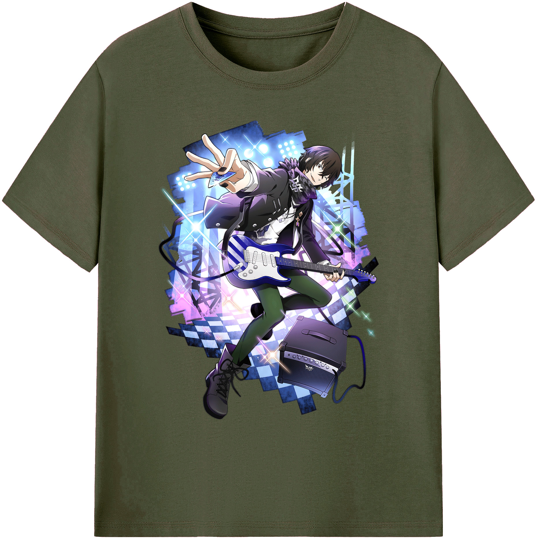 （画像用） 文豪ストレイドッグス Bungo Stray Dogs 綿100％ メンズ半袖Tシャツ｜肌触りやわらか＆通気性